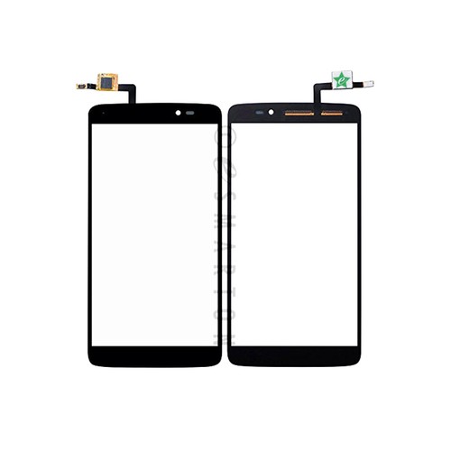 Black front glass touch - black,